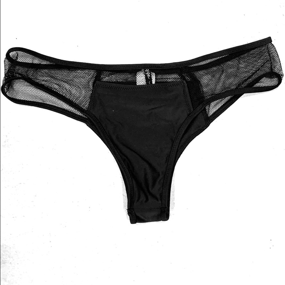 NWT cheeky mesh bikini bottoms